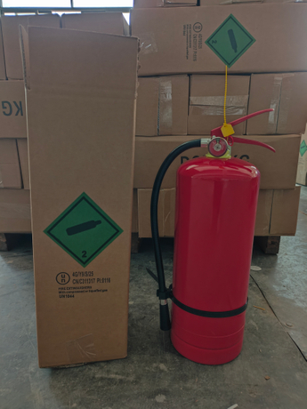 6 kg Trockenpulver Feuerlöscher für Holz mit Messingventil