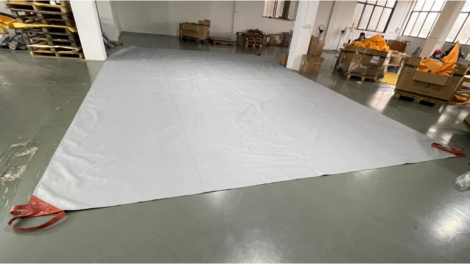 Lithium-Batterie-Feuerdecke für Elektroautos, 19,8 x 26 Fuß, Graphit-Silikon-beschichtete Feuerdecke