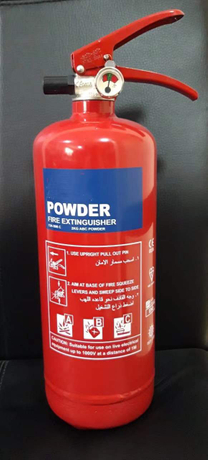 Trockenpulver-Feuerlöscher für brennbare Gase