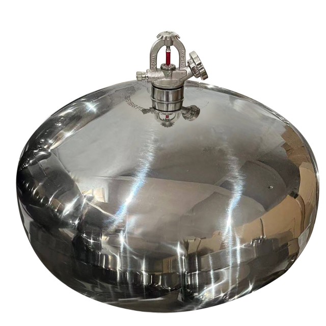 6 kg automatischer Trockenpulver-Feuerlöscher aus Edelstahl 