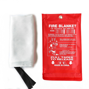40 x 40 Zoll EN1896 Flammhemmende Notfall-Feuerlöschdecken aus Glasfaser für Küche und Zuhause