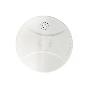 Blinkender roter intelligenter Feueralarm für die Sicherheit zu Hause