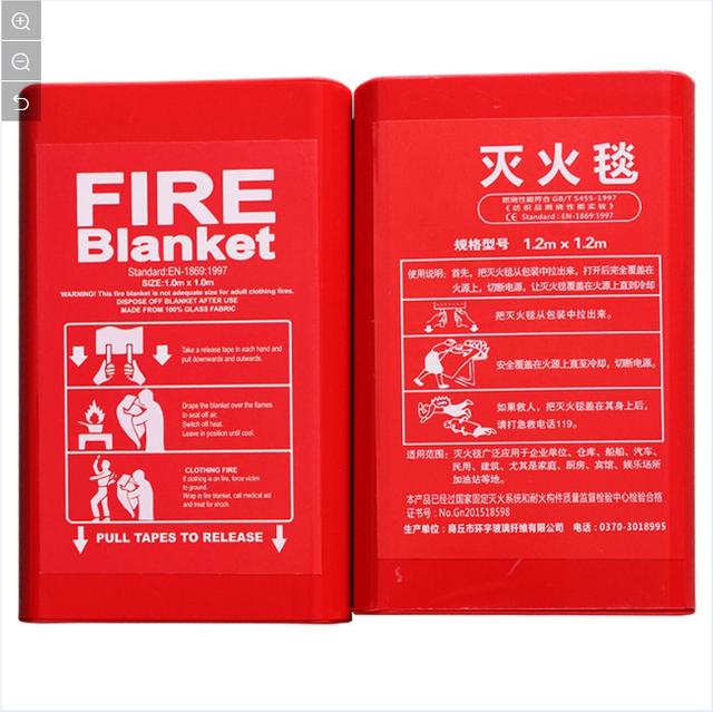 Kleine Schweiß-Feuerlöschdecke mit Nano-Isolierung für Raucher