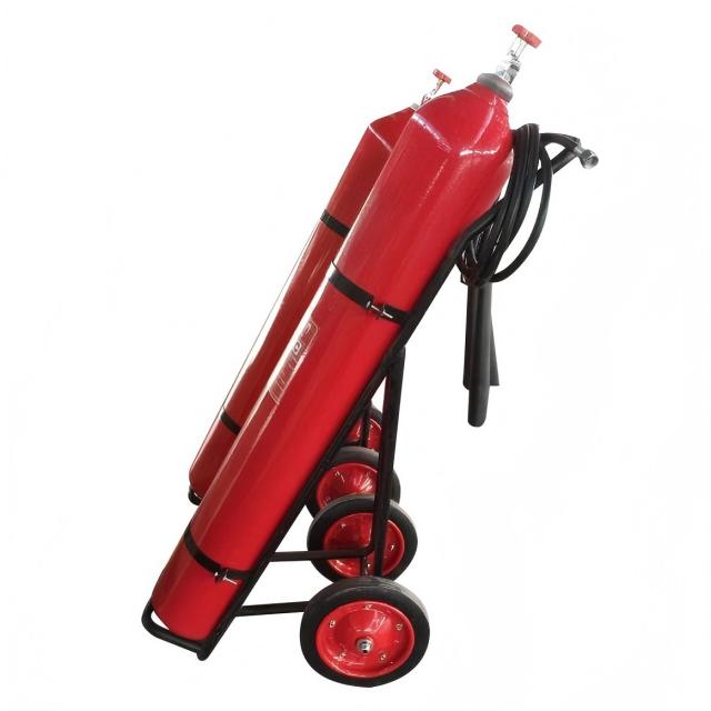 Stahl 25 kg CO2-Feuerlöscher, mobile Sicherheitslösung