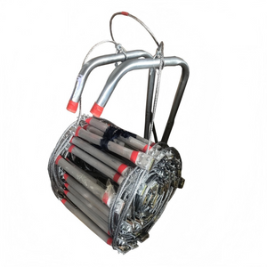 Platzsparende Feuerleiter, Schnellverschluss, zuverlässige Sicherheit